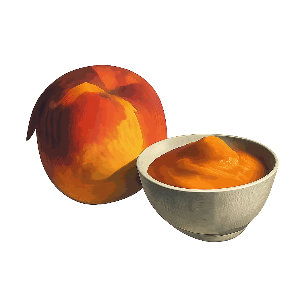 Peach purée